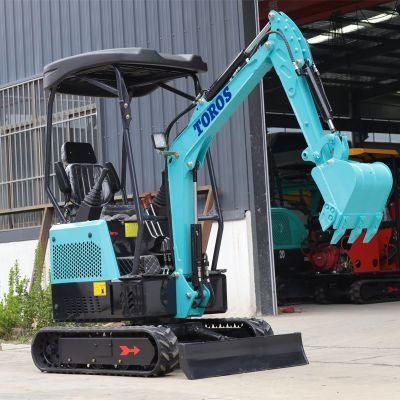 Mini Digger Te15 Small Crawler Excavator, Minnibagger Hydraulic Hammer Mini Bagger