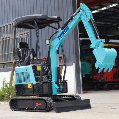 Mini Digger Te15 Small Crawler Excavator, Minnibagger Hydraulic Hammer Mini Bagger