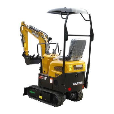 Hot Sale CT08 1ton Mini Excavator Cheap Price Good Quality Euro 5 Engine