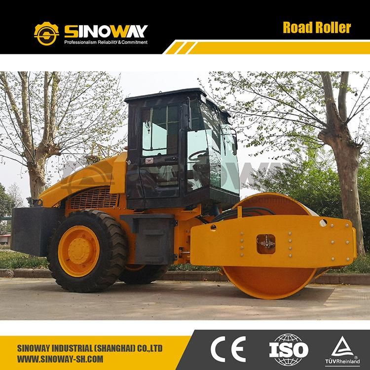 Road Construction Machinery 8 Ton Drum Roller with Hydraulic Vibrating