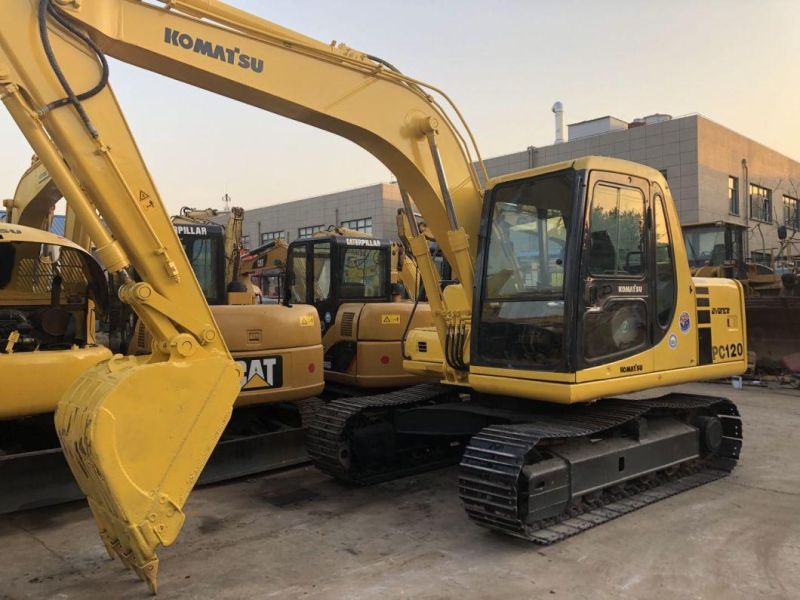 Medium Size 12t Komatsu PC120, Komatsu PC120-6 PC120-5 Crawler Excavator