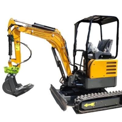 Construction Machinery 2 Ton Mini Hydraulic Excavator for Sale