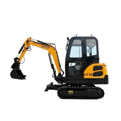 EPA Approved 1.8 Ton Mini Excavator with Closed Cabin