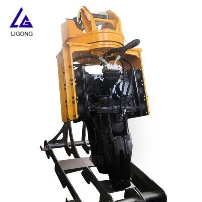 Demolition Equipment Sk460 Excavator Vertical Type Sheet Pile Hammer with Installation Pipelines