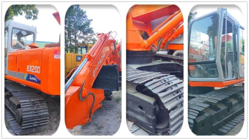 Used Hitachi Ex200 Hydraulic Excavator Construction Machinery