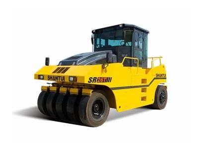 High-Strength Shantui 26 Ton Pneumatic Tyre Compactor Road Roller Sr26t