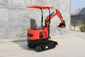 High-End Product and Stable Cheap Price 1 Ton Mini Crawler Excavator