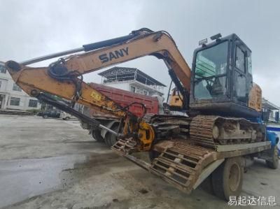Used Mini Medium Backhoe Excavator Sany Sy75c-9 Construction Machine Second-Hand