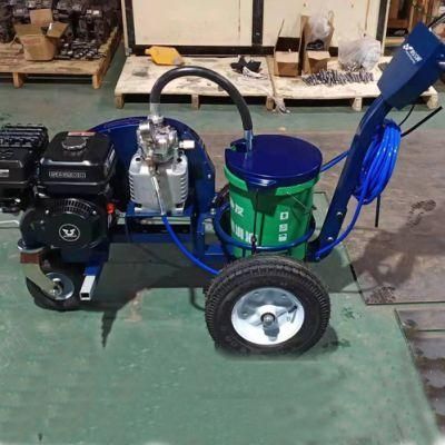 Hand-Push Cold Paint Road Marking Machine with 2.8L Pump