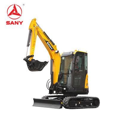 Sany Brand New Excavator Hot Sale Crawler Mini Excavator 3500kg Mini Digger in China