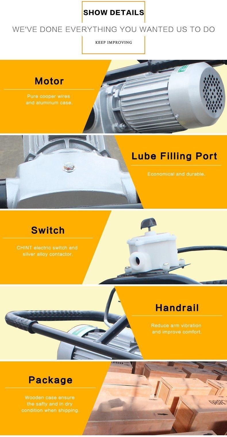 Electric Tamping Rammer Hcd110 Earth Rammer Vibratory Rammer