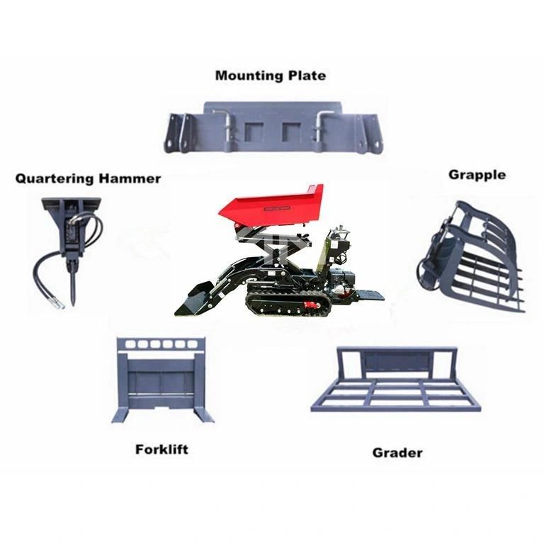 Power Barrow for Construction By800W with Ce