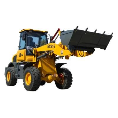 Huaya Hydraulic Loaders for Sale Wheel Telescopic Boom Loader Ex916