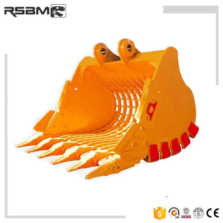 24" Excavator Rock Riddle Bucket with 40mm Pins