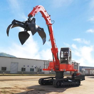 China Bonny 22 Ton Electrical Hydraulic Material Handler with Crawler Crane