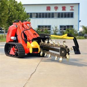 Small Garden Tracked Skid Steer Loader, Front End Loader Ms500 with Ce