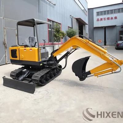 China Household Mini Electric Bucket Backhoe Excavators Mini Digging Machinery