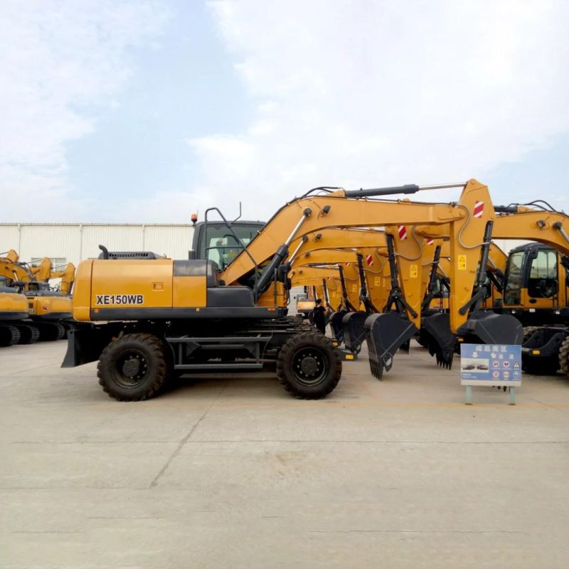 Small Wheel Excavator 21 Ton Wheel Excavator Xe210wb for Sale