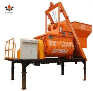 Top Quality Sicoma Technology-Js500, Js750, Js1000, Js1500, Js2000 Twin Shaft Concrete Mixer with Ce Certificate