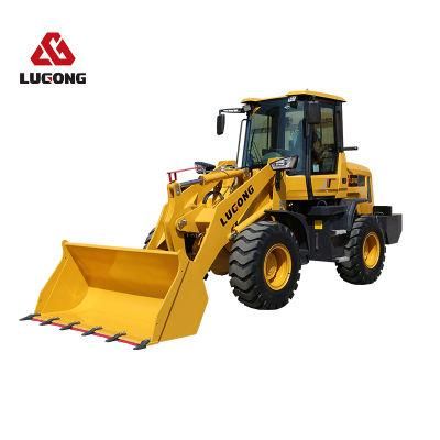 Lugong Front End Compact Wheel Loader Hydraulic Torque 2.2ton Used in Farm/Garden/Agriculture/Landscaping LG938