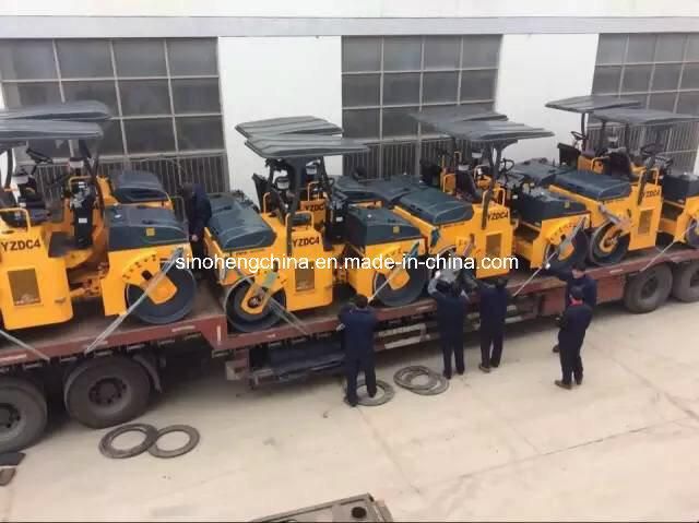 Full Hydraulic Double Drum Vibratory Roller Soil Compactor 4.5 Ton Yzc4.5h (YZDC4.5H)