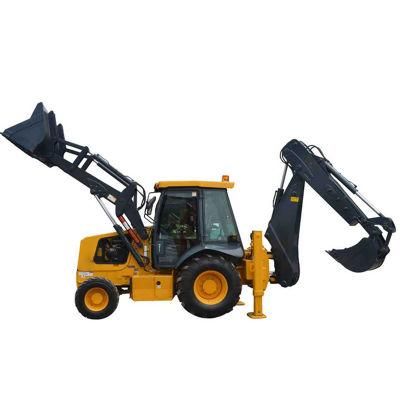 High Performance Hydraulic Sinomach 1 Cbm Backhoe Loader 620CH Backhoe Loader with Spare Parts
