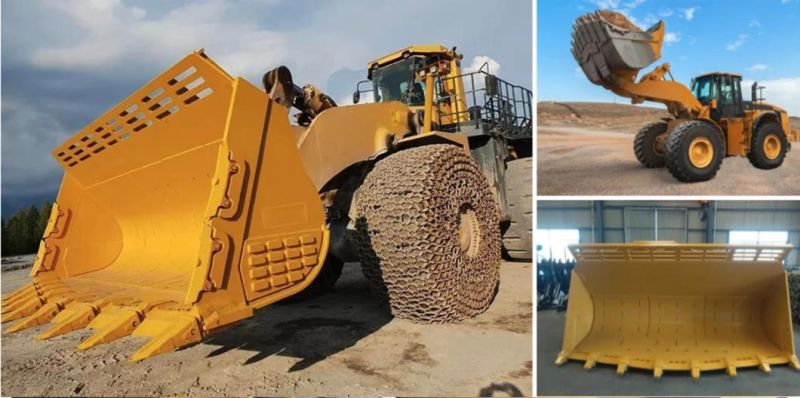 Wheel Loader Parts Wa320 Rock Bucket for Komatsu Caterpillar Volvo John Deere Loader