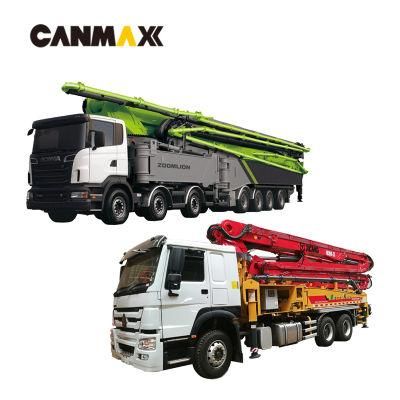 China Zoomlion Cifa Sanyi Putzmeister Schwing Small Mini Mobile Truck Mounted Concrete Pump 20m to 68m Brand New or Used Price for Sale