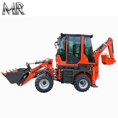 CE Chinese Factory 4WD Mini 15-10 Compact Small Backhoe Loader
