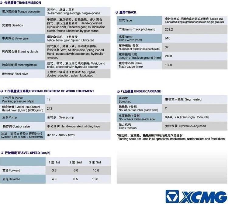 XCMG Official Manufacturer Bulldozers for Sale