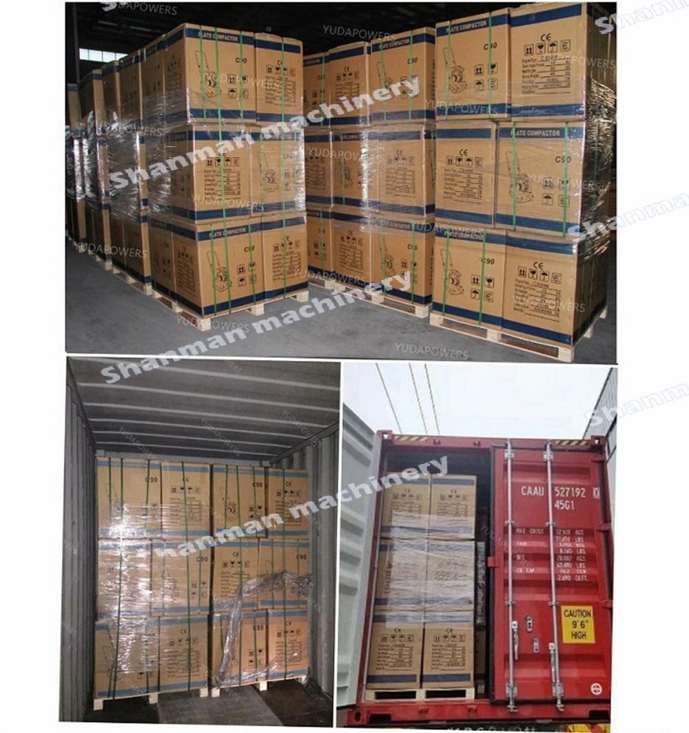 Gasoline Reversable Plate Compactor Clutch Manual Vibrating Earth Compactor