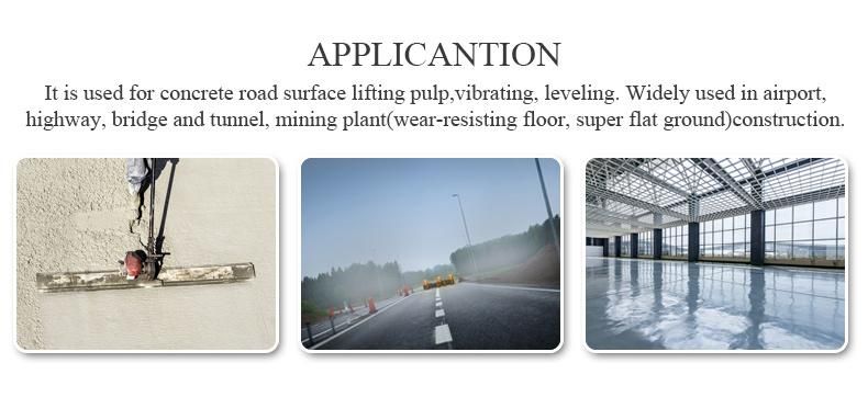 High Efficiency Gasoline Concrete Surface Finishing Screed Vibration Ruler