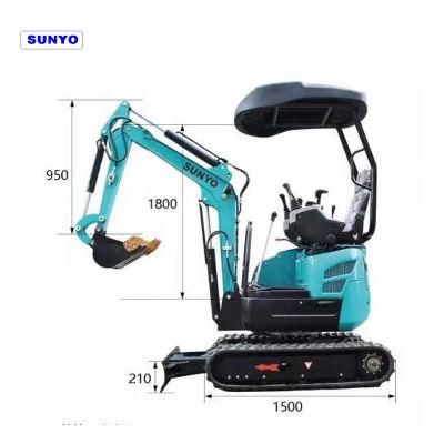 Syl330 Model Mini Excavator Is One Sunyo Excavators, Hyraulic Crawler Excavators, Best Mini Digger.