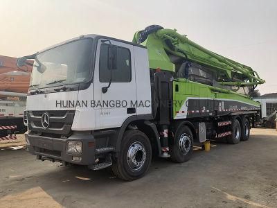 Refurbished 50 Meters Concrete Mixer Truck Pump Truck