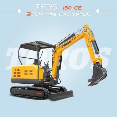 Chinese Factory CE Digger Micro Excavator Cost Price Buy 3 Ton Smallest Mini Excavators 2 Ton Free Europe Shipping Hot