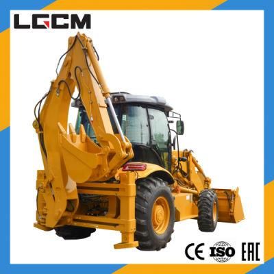 Lgcm Small 4 Wheel Drive New Mini Tractor Front End Loader Backhoe