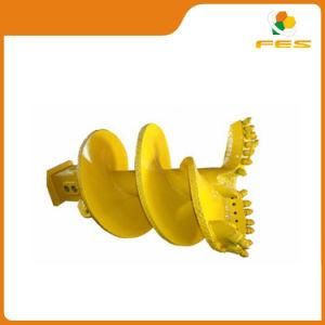 Fes Double-Cut Single-Flight Straight Rock Auger Without Pilot for Rotary Drill Rig
