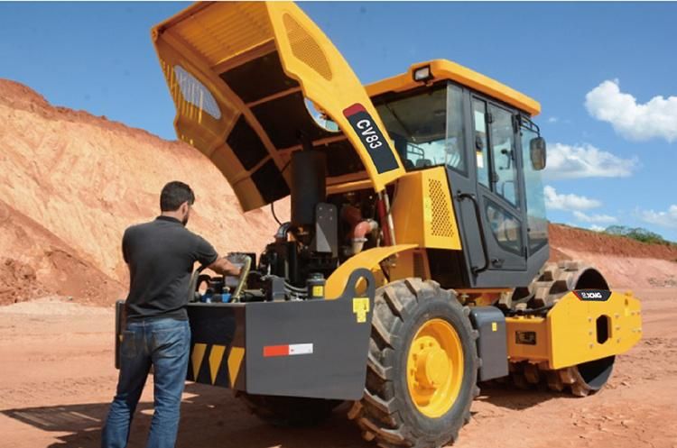 XCMG Official Manufacturer Single Drum Vibratory Roller CV83u