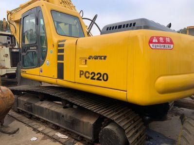 0.8m3 Bucket PC220-6 Used Excavator PC200-8