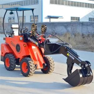 Hydraulic Mini Front End Wheel Loader Dy620 with Telescopic Boom