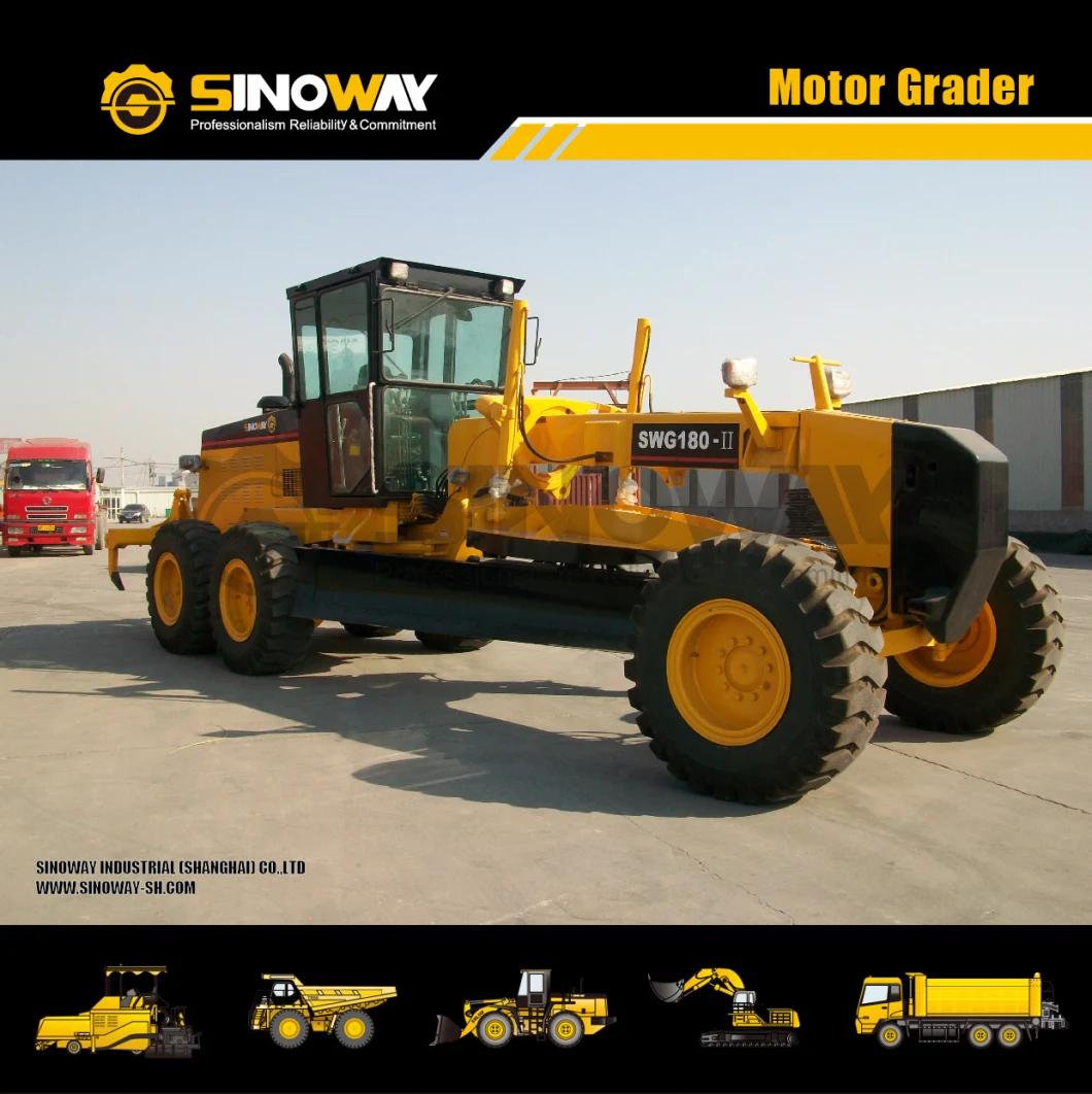 Road Construction Machinery 180 HP Motor Graders for Sale