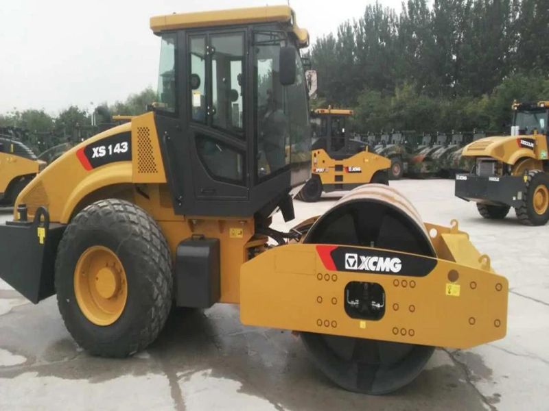 14 Ton Mechanical Drive Single Drum Vibratory Mini Road Roller Xs143j