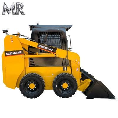 Construction Machinery 500kg 700kg 1000kg Wheel Mini Skid Steer Loader