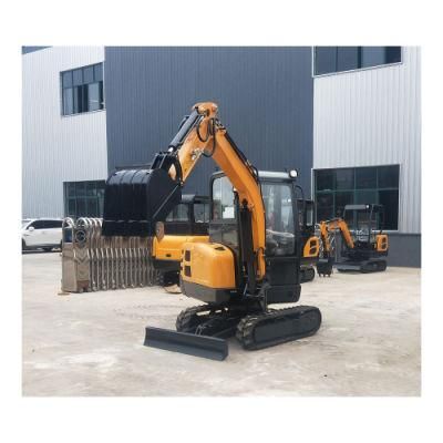 2500kg Mini Excavator with Closed Cabin for Sale