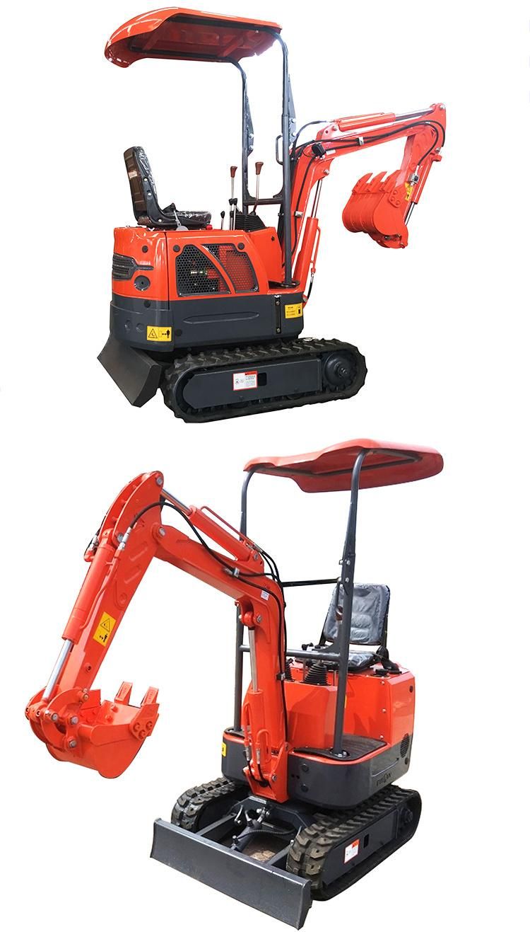 China Mini 800kg Mini Digger Bagger Pelle for Sale with Koop Euro 5 Diesel Engine