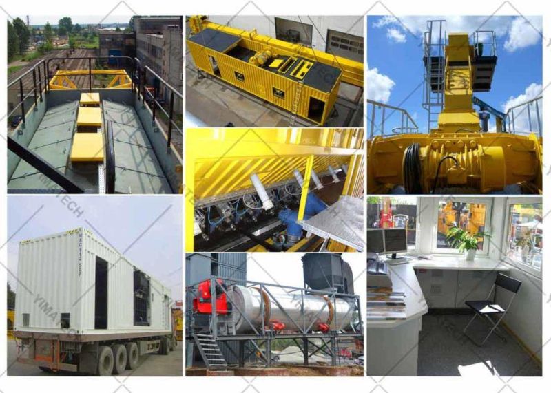 Lb1500 120t/H Asphalt Manufacturing Plant Bitumen Hot Mix Plant