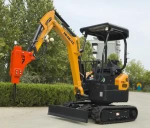 Small Digging Machine Mini Excavator Hengte Brand Ht20-7 Prices with Hammer for Sale in Austrlia