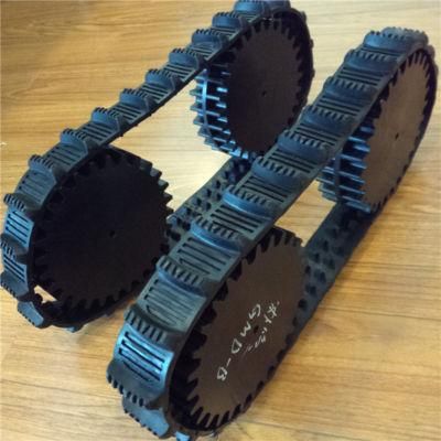 Small Robot Wheel Chair Rubber Track for Vehicles 50*20*46