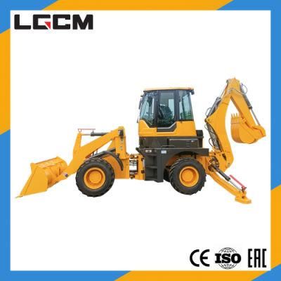 Lgcm OEM 4 Wheel Mini Tractor with Front End Loader and Backhoe