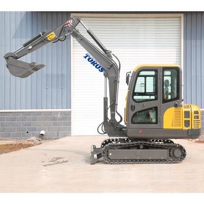 Fast Delivery 5ton Small Escavator Machines Mini Excavator with Closed Cabin